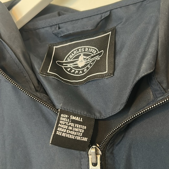 Duquesne University Navy Unisex Pullover Rain Coat, Small - Picture 9 of 14